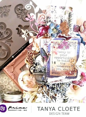 Prima进口硅胶模具 软陶粘土立体装饰模具烘焙Mixed Media Mould