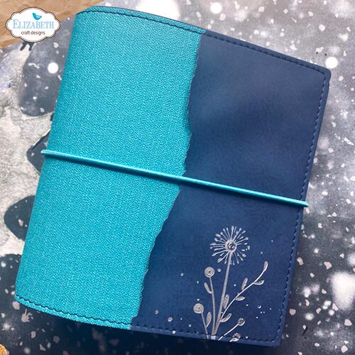 Elizabeth冰蓝色手帐本皮 旅行TN手账本 Square XL Ice Blue