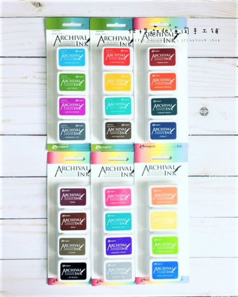 Tim Holtz Archival Ink进口旧色油性防水档案