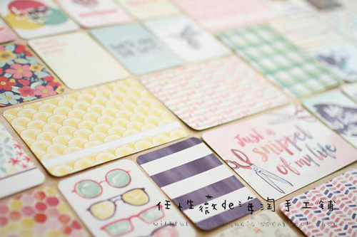 Projectlife相册卡片分装