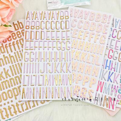 AmericanCrafts金色贴纸