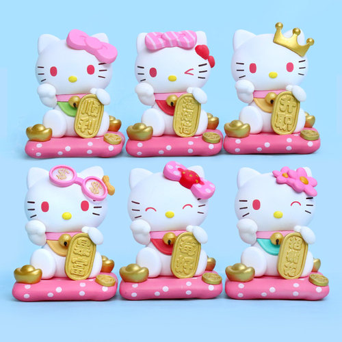 可爱新品凯蒂猫盲盒手办模型KT猫