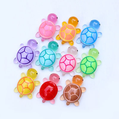 彩色夜光小乌龟对对碰盲袋玩具