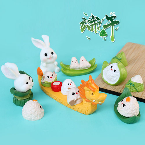 轩烨树脂祝福卡通微景观可爱摆件