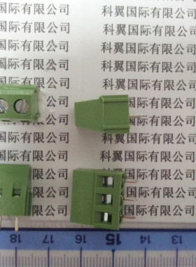KF127-3P  接线端子(绿色） 300V/10A  间距5.08mm