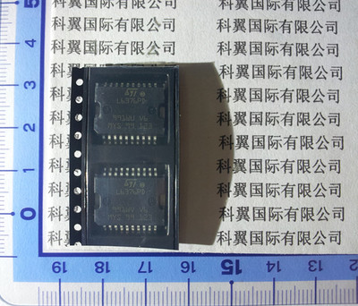 L6376PD 全新进口  0.5A的高边驱动器四智能功率开关 HSOP20 直拍