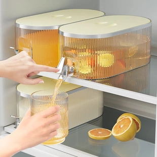 品唤严选冰箱冷水壶5.2L奶油白