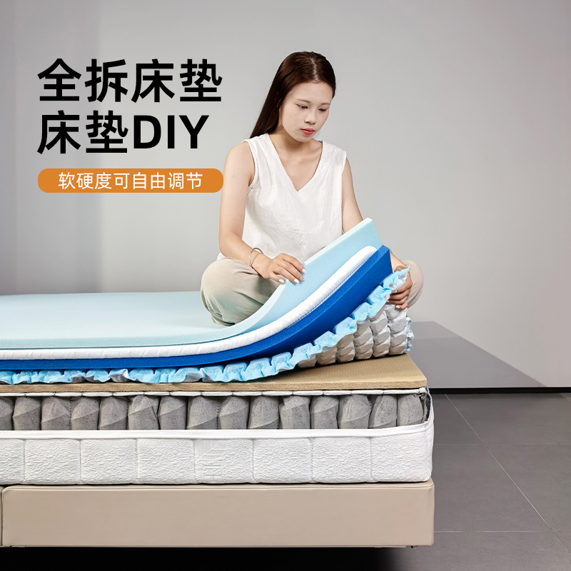 全拆式酷布袋装弹簧床垫2025新款
