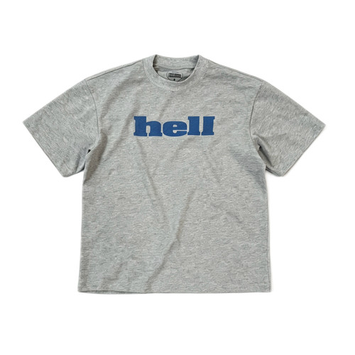 H-D HELL IS REAL 基础线 重磅圆领宽松短袖T恤