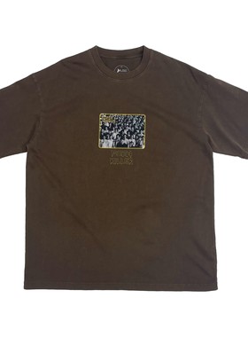 H-D HELL IS REAL PUSSY KILLER  复古重磅小领口 短袖T恤