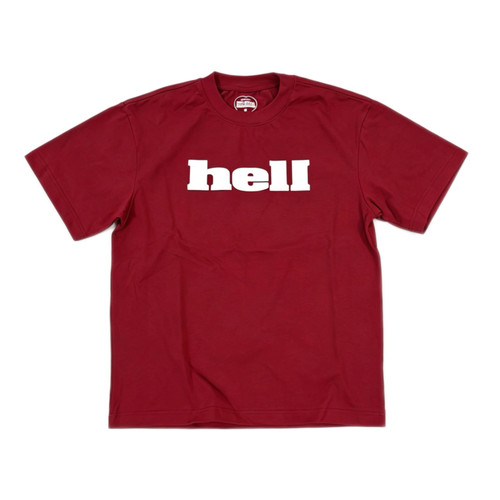 H-D HELL IS REAL 基础线 重磅圆领宽松短袖T恤
