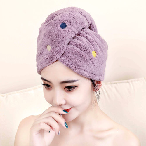 ThickCoralFleeceHairCap
