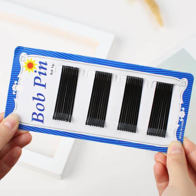 Black Hairpins For Women Hair Clip Lady Bob Pins Invisible