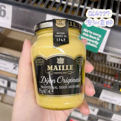 dijon芥末酱面包肉类烧烤酱215g