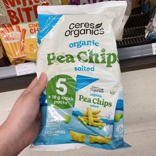 澳洲代购直邮Ceres Organics Pea Chips 有机豌豆条/大米薯片100g