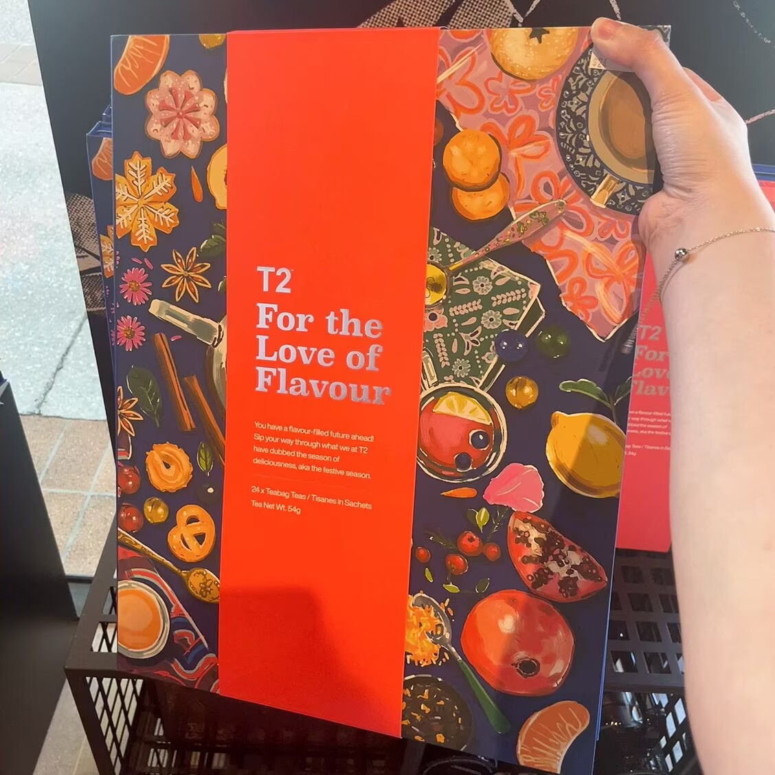 澳洲代购直邮t2 Love of Flavour 圣诞限定倒计时日历茶包 礼盒装