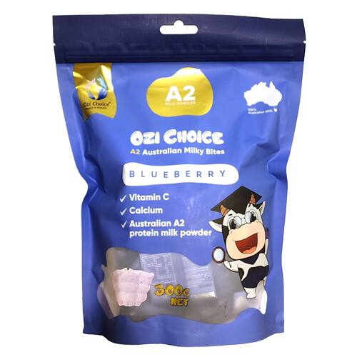 澳洲代购直邮A2牛奶配制 Ozi Choice高钙奶片 多口味 75小包 300g