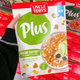 澳洲代购Uncle Tobys托比叔叔营养即食早餐麦片Plus抗氧化 Omega3