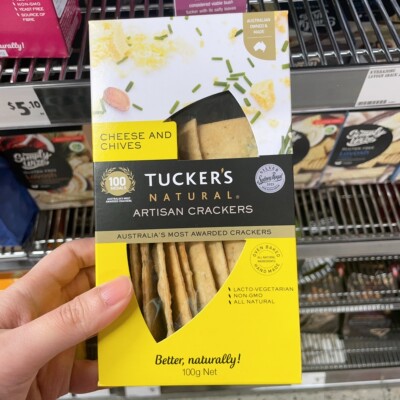 Tuckers Artisan Crackers 澳洲直邮 塔克天然咸味手工饼干 100g