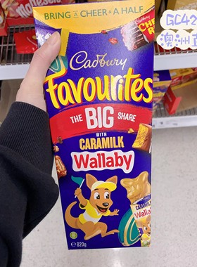 澳洲直邮Cadbury吉百利Favourites混合味派对巧克力礼盒 跳跳糖
