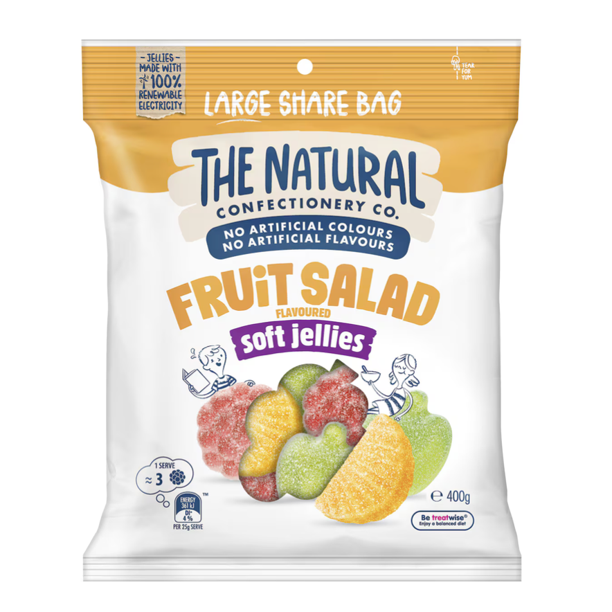 澳洲直邮The Natural Confectionery Co. 水果味软糖 橡皮糖 400g