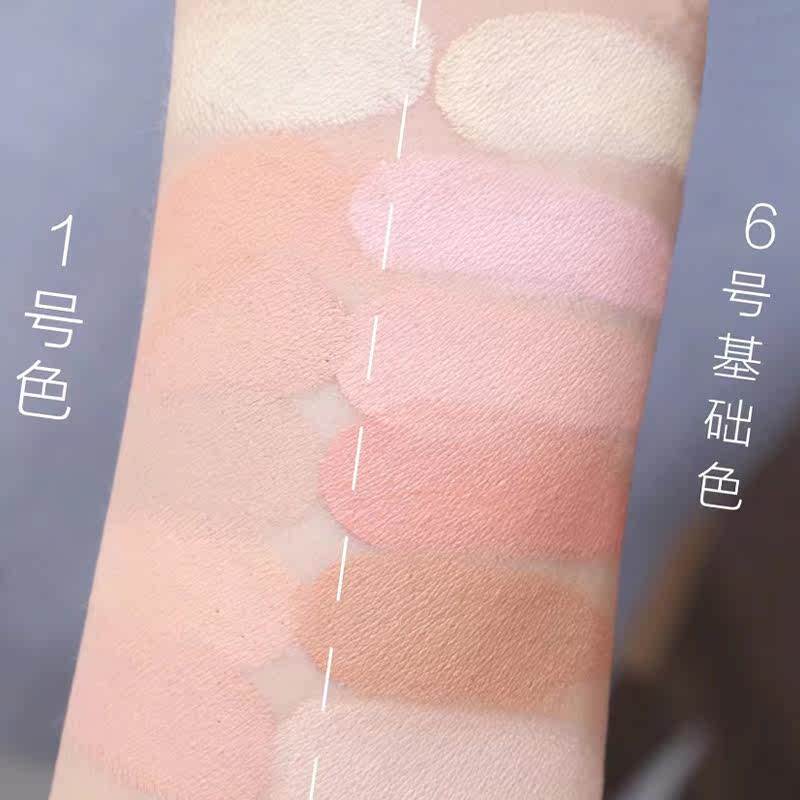 修容遮盖三色中国遮瑕膏六色黑眼圈滋润修正痘小样提亮印