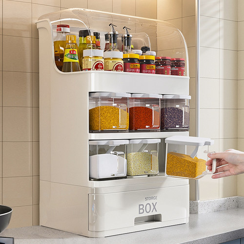 【食品级】大容量厨房调料置物架