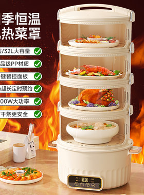 【可蒸包子】手提食品级加热菜罩