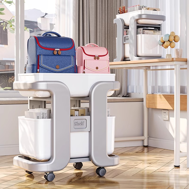 【豪华】创意书包书架桌下收纳柜