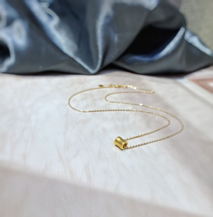 KATSU 18K金小蛮腰项链黄金K金套链