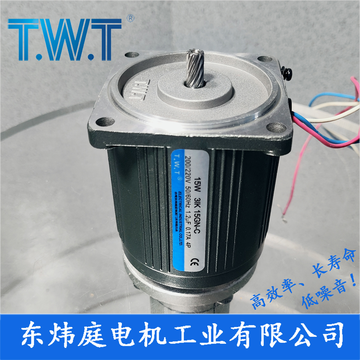 twt电机 15W齿轮减速机3IK15GN-C 3IK15A-C 台湾东炜庭电机