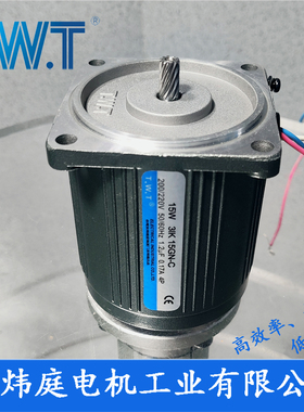 twt电机 15W齿轮减速机3IK15GN-C 3IK15A-C 台湾东炜庭电机