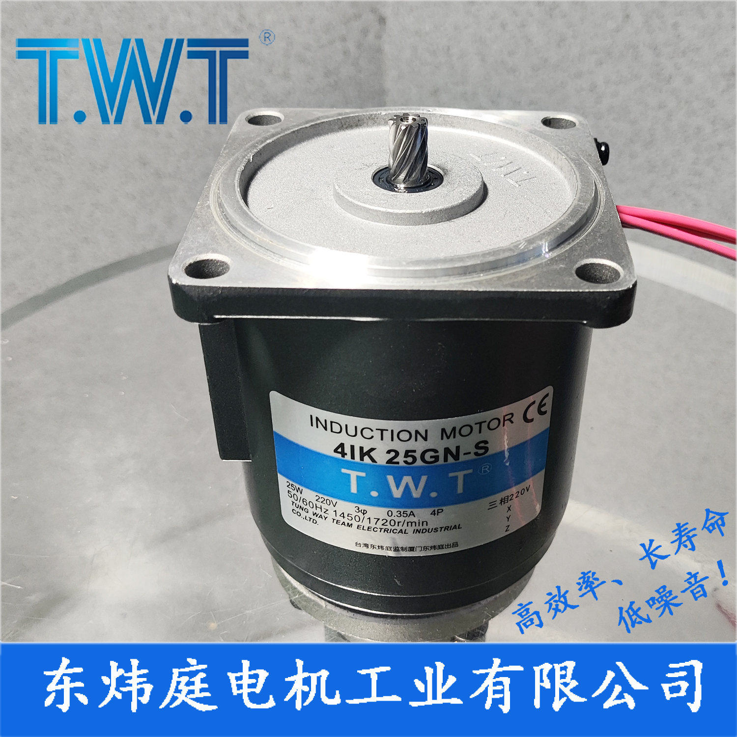 TWT 电机25W三相电机4IK25GN-Y  4IK25GN-S  台湾东炜庭电机