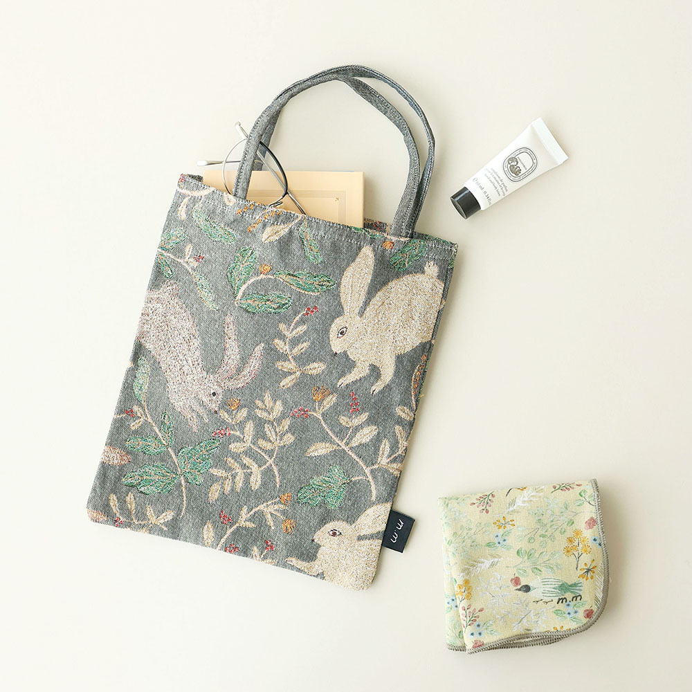 日本松尾插画作家迷你手拎帆布包