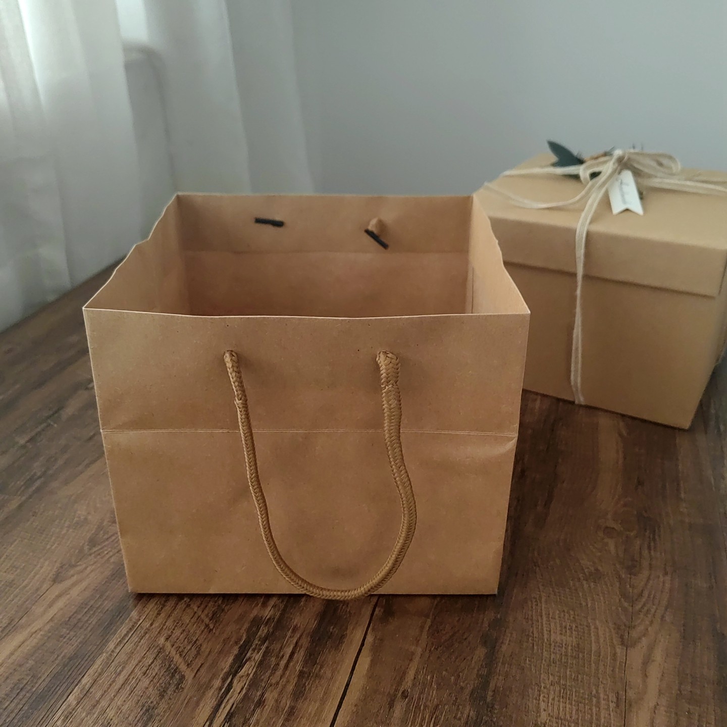 森系文艺复古伴手礼生日礼品方型盒配套牛皮纸袋礼品袋手提袋拎袋,包装,牛皮纸袋,淘宝优惠券,粉丝福利购,淘宝优惠卷