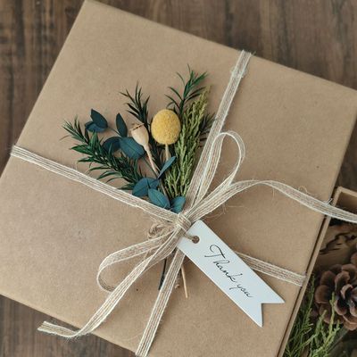 伴手礼盒空盒子生日礼物盒送女生高级感小众礼品盒大号森系包装盒