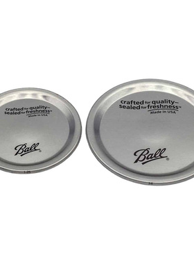 梅森杯盖密封盖片美国进口Ball Mason Jar梅森瓶分体盖梅森罐Lids