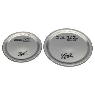 梅森杯盖密封盖片美国进口Ball Mason Jar梅森瓶分体盖梅森罐Lids