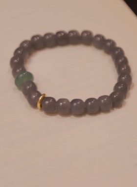 和田玉*素欲手串*足金镶嵌PC22112516（多样性发货）