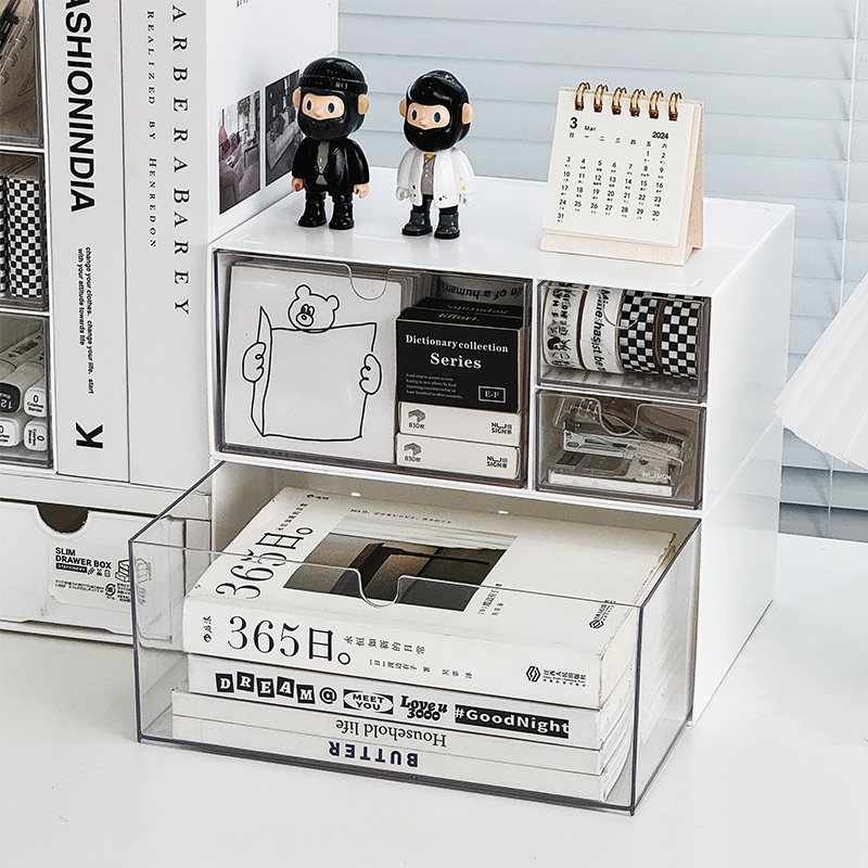 通用大众简约小清新桌面收纳盒