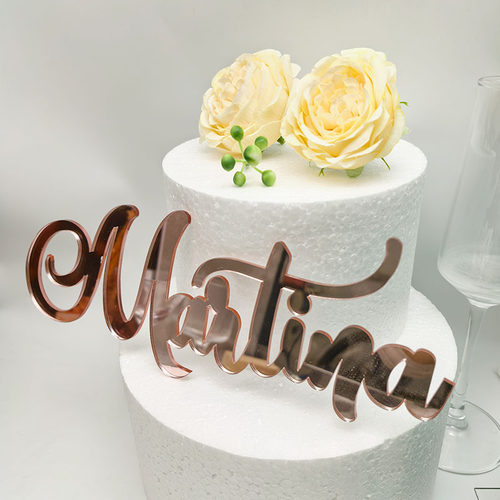 Custom Cake Name Plaque 定制名字生日蛋糕铭牌派对蛋糕插牌装饰