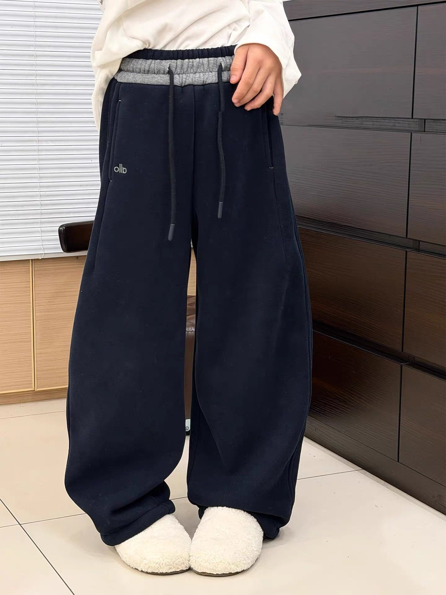 【现货】波拉正品韩国童装女男孩中大青少年亲子冬加绒休闲弯刀裤,童装/婴儿装/亲子装,裤子,淘宝优惠券,粉丝福利购,淘宝优惠卷