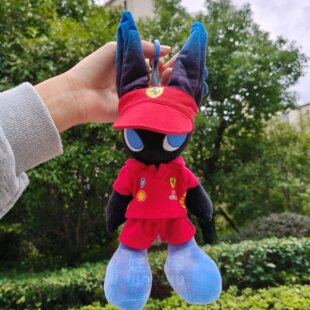 现货MOOS娃衣18cmF1赛车服跑车机车队服套装定制拉布布labubu娃衣