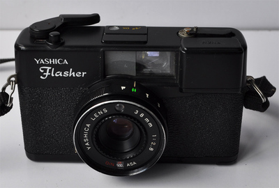 老相机雅西卡日本YASHICA Flasher 旁轴胶卷胶片相机