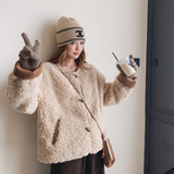 2C077-3051新款主推款皮毛一体外套P185K278，女装皮草，2C077