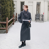 2C077-3062新款主推款90绒羽绒服套装P305K458配毛领，女装羽绒服，2C077