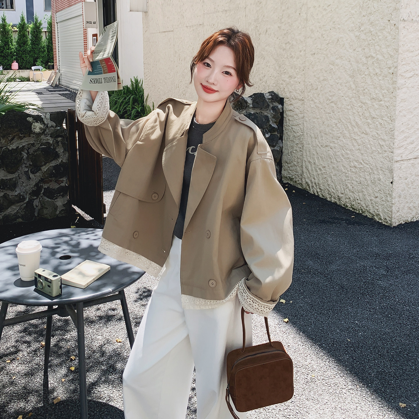 2C077-2926秋款主推款风衣外套P170K258，女装风衣，2C077