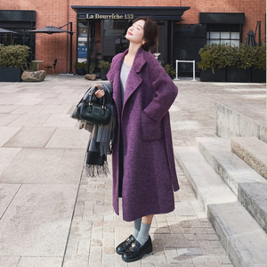 2C077-3094 新款 大货已出 主推款 70毛 双面呢大衣 P305 K458,毛呢外套,2C077