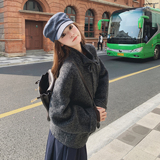 流行爆款气质羊毛双面羊绒大衣女冬新款小个子短款加厚毛呢外套，女装毛呢外套，2C077