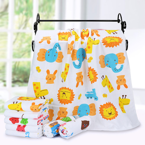 包邮儿童婴儿卡通双层包被60*120